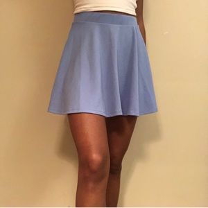 Pastel Blue Purple Mini Skirt 🌱